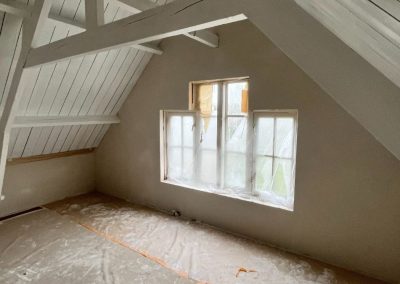 stucwerk zolder