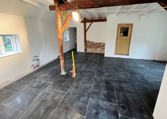 stucwerk boerderij keuken 1